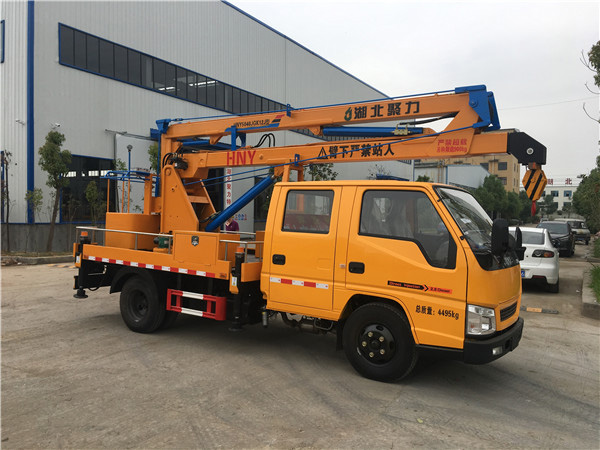 江鈴藍(lán)牌12米高空作業(yè)車(chē)