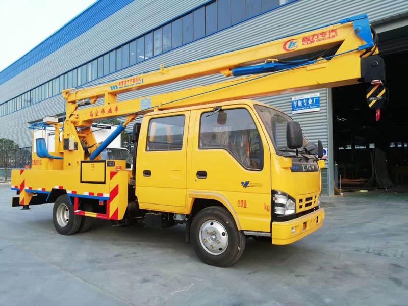 五十鈴16米高空作業(yè)車 試車完畢 發(fā)陜西延安