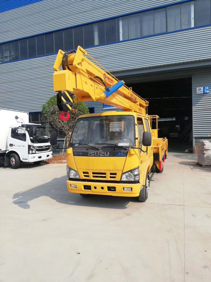 五十鈴18米高空作業(yè)車最新圖片展示