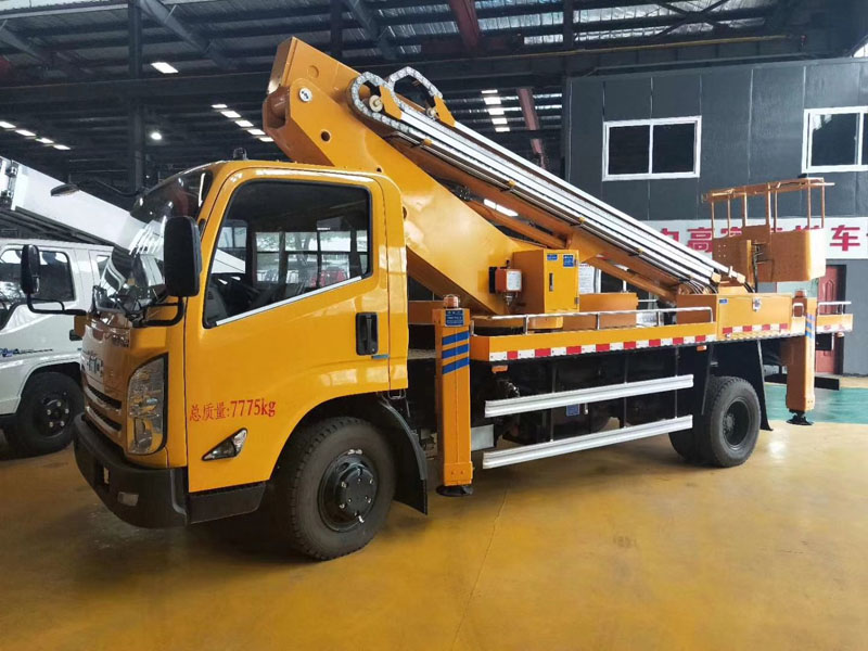 江鈴22米伸縮臂高空作業(yè)車圖片展