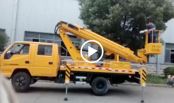 江鈴順達(dá)雙排座16米伸縮式直臂高空作業(yè)車