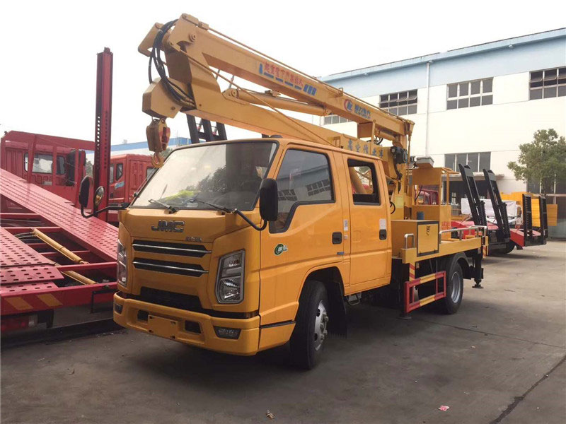 國六江鈴順達12米藍牌高空作業(yè)車廠家報價