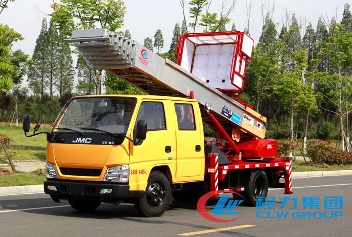 江鈴搬家作業(yè)車/云梯搬家車(作業(yè)高度28米)