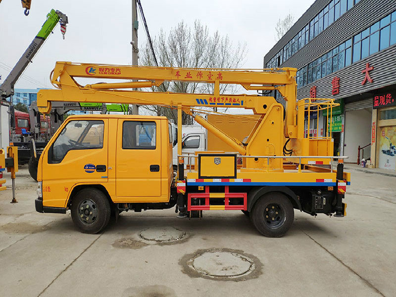 國六江鈴12米藍牌高空作業(yè)車廠家直銷