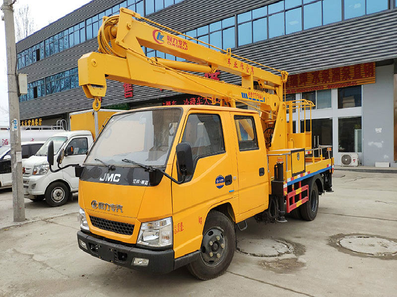 國六江鈴12米藍(lán)牌高空作業(yè)車廠家直銷