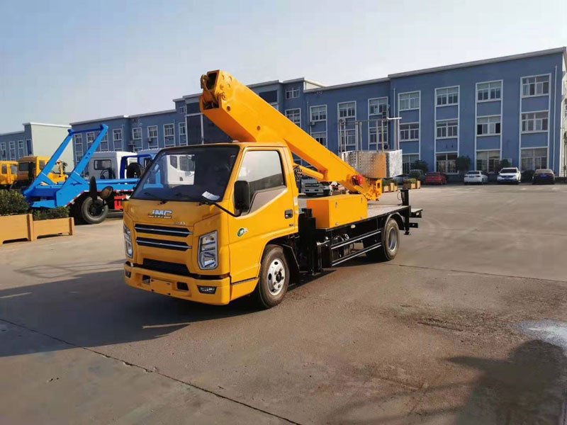 國六江鈴藍牌21米伸縮臂高空作業(yè)車