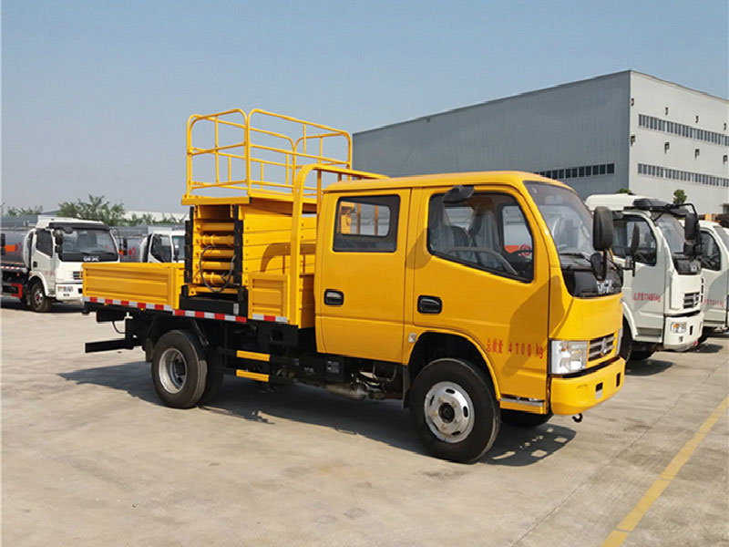 東風(fēng)12米剪叉車載式高空作業(yè)車