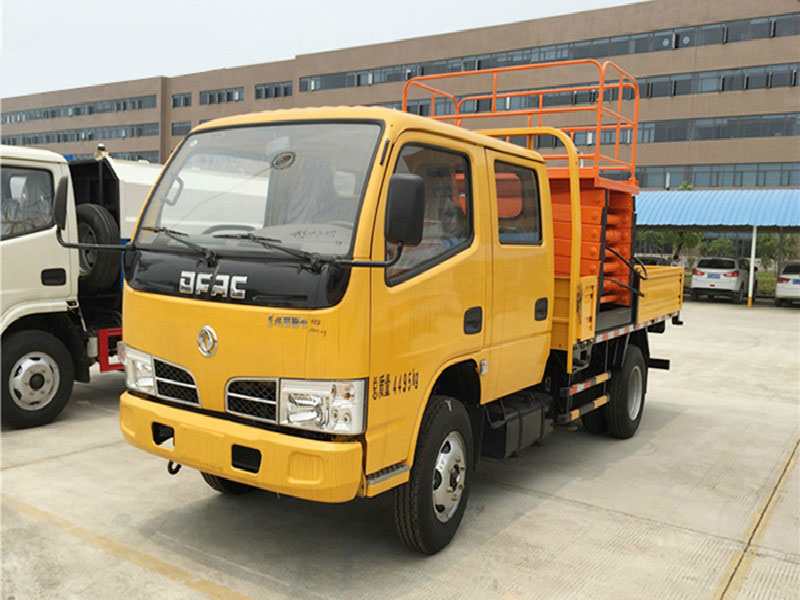 東風(fēng)12米剪叉車載式高空作業(yè)車