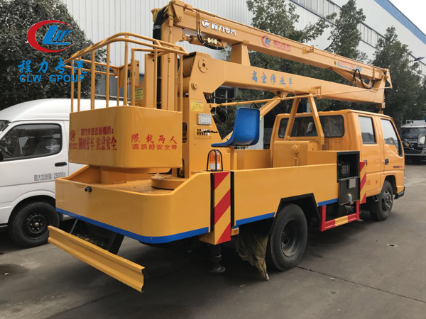 江鈴14米折疊臂高空作業(yè)車
