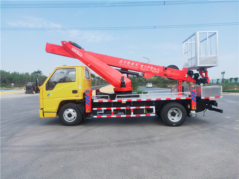 國六23米藍牌直臂高空作業(yè)車介紹