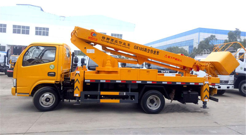 東風(fēng)單排18米伸縮臂高空作業(yè)車
