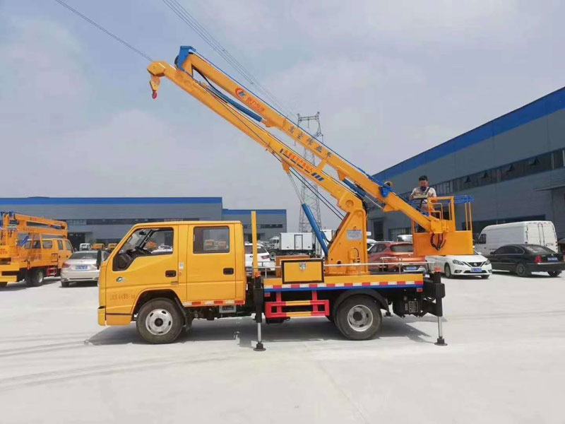 江鈴順達(dá)12米藍(lán)牌高空作業(yè)車國六
