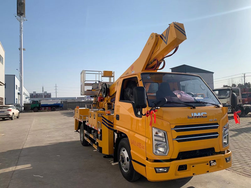 全新江鈴國六藍牌直臂高空作業(yè)車報價