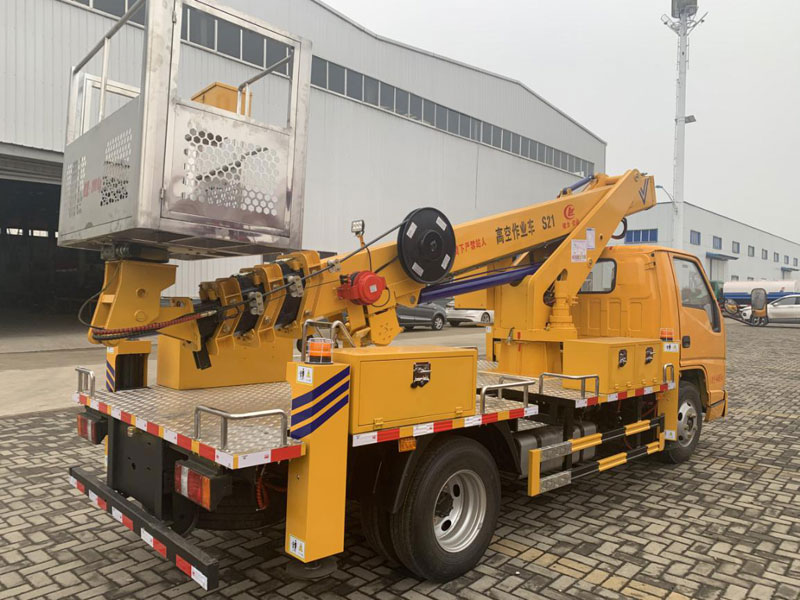 全新江鈴國六藍牌直臂高空作業(yè)車報價