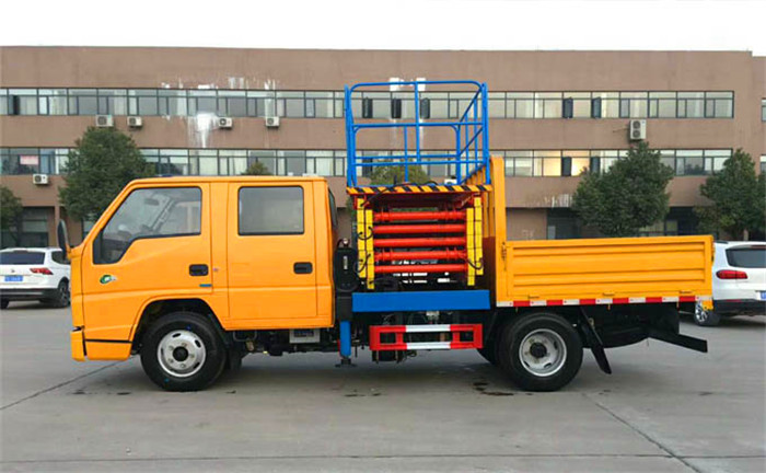 國(guó)六藍(lán)牌江鈴6-10米高空作業(yè)車