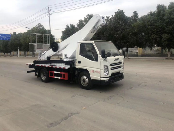 國(guó)六17.5米藍(lán)牌直臂高空作業(yè)車