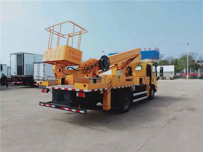 國六藍(lán)牌江鈴17.5米直臂高空作業(yè)車