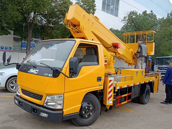 江鈴順達(dá)伸縮臂16米高空作業(yè)車