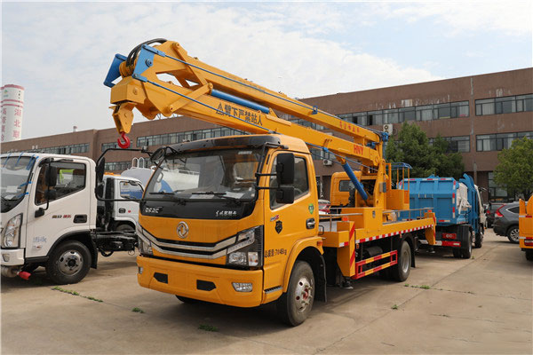 新款東風(fēng)多利卡D7國六18米折疊臂式高空作業(yè)車