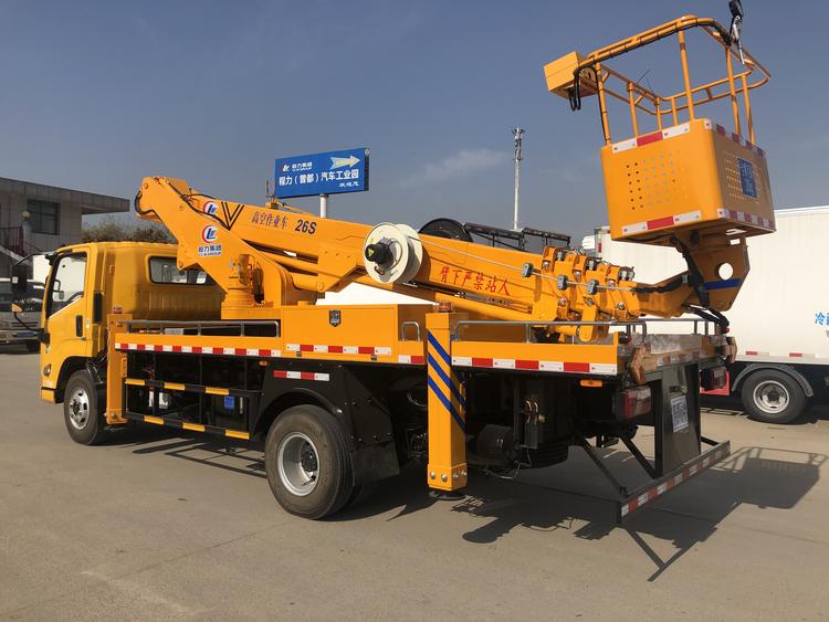 國六江鈴26米直臂式高空作業(yè)車
