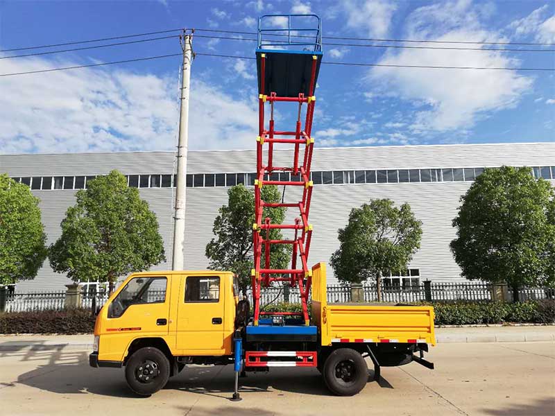 江鈴10米升降平臺(tái)式高空作業(yè)車(chē)
