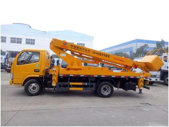 東風(fēng)單排18米伸縮臂高空作業(yè)