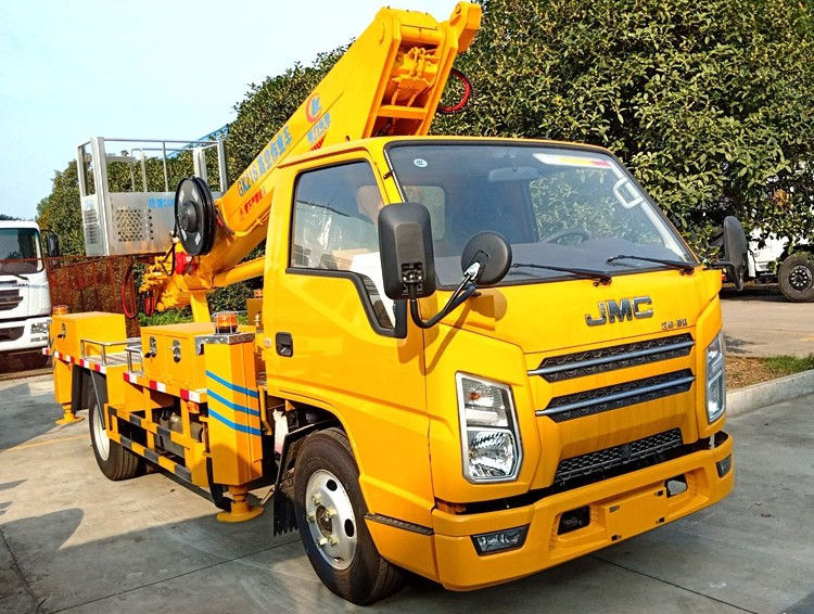 國六江鈴順達伸縮臂21米藍牌高空作業(yè)車