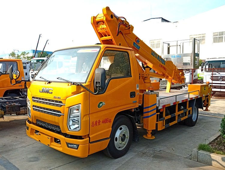 國六江鈴順達(dá)伸縮臂21米藍(lán)牌高空作業(yè)車