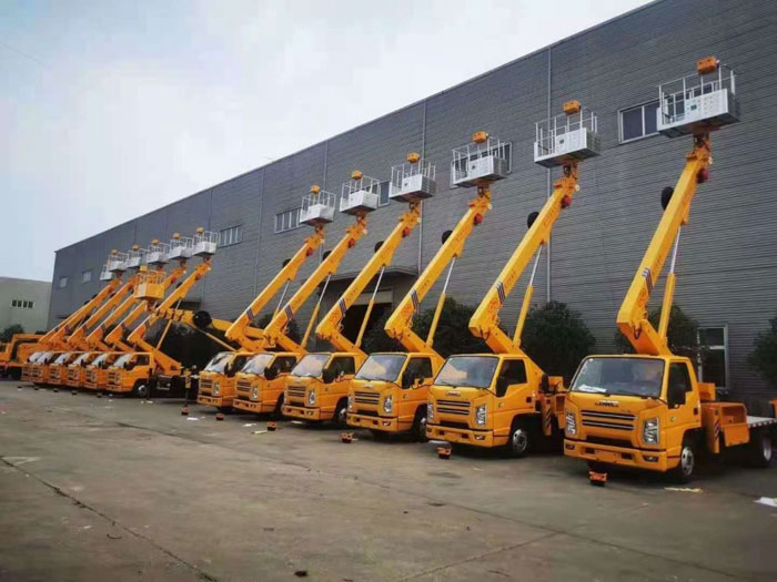 國六江鈴21米藍牌高空作業(yè)車批量下單