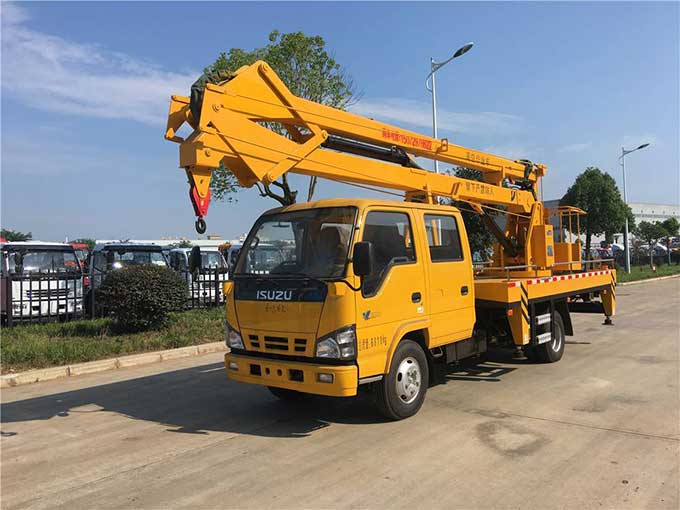 慶鈴五十鈴雙排座18米國六高空作業(yè)車