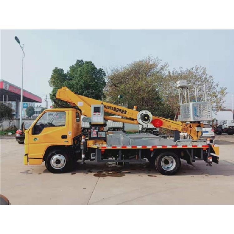 江鈴藍(lán)牌21米直臂伸縮式國六高空作業(yè)車