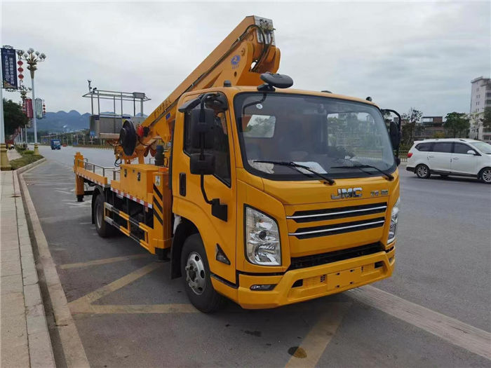 國六江鈴凱銳25米直臂高空作業(yè)車