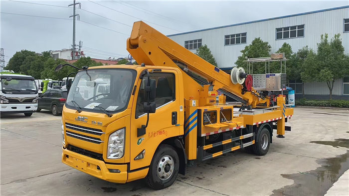 國六江鈴凱銳25米直臂高空作業(yè)車