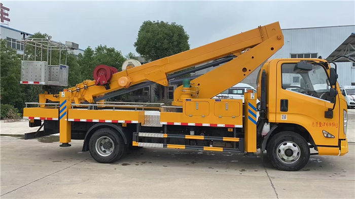 國六江鈴凱銳25米直臂高空作業(yè)車