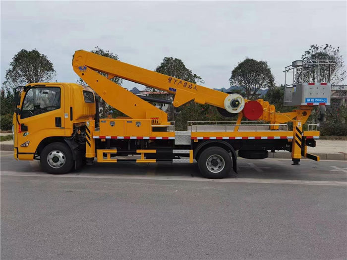 國六江鈴凱銳25米直臂高空作業(yè)車