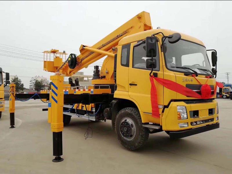 國六東風(fēng)天錦32米伸縮臂高空作業(yè)車
