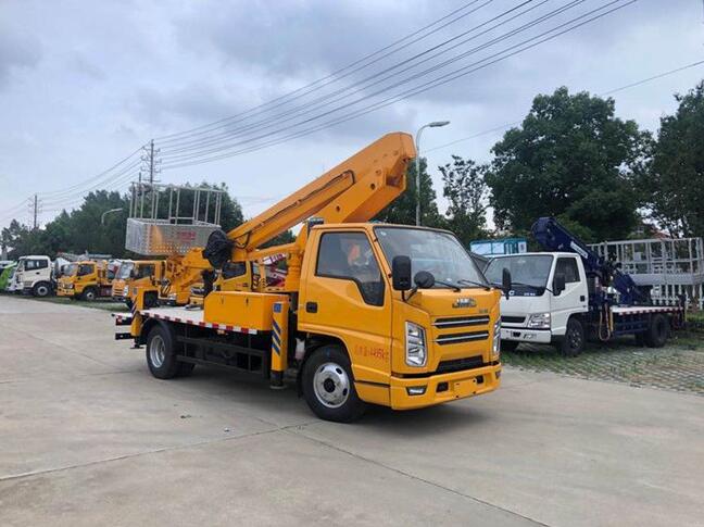 國六江鈴21米直臂高空作業(yè)車有現(xiàn)車