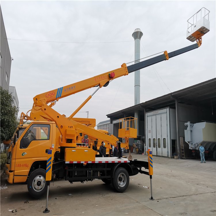 全新江鈴國六17.5米藍牌直臂高空作業(yè)車