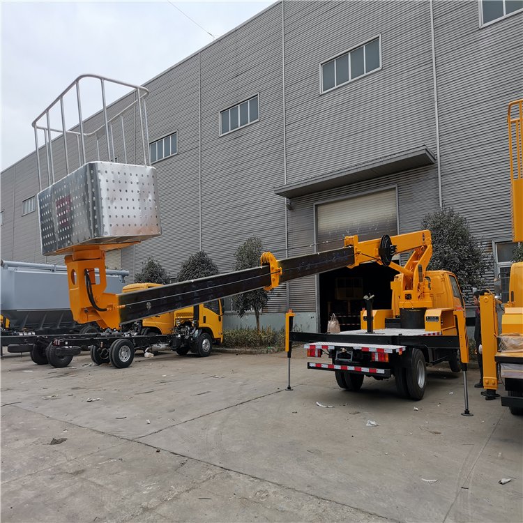 全新江鈴國六17.5米藍牌直臂高空作業(yè)車