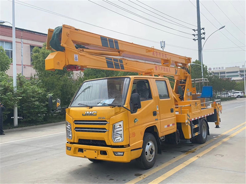 國六江鈴曲臂16米高空作業(yè)車