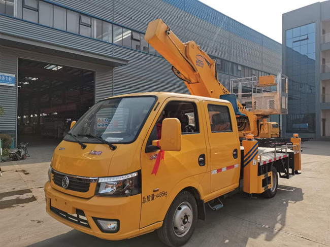 國(guó)六東風(fēng)途逸雙排16米直臂高空作業(yè)車