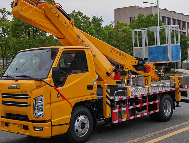 定制藍(lán)牌江鈴順達(dá)23米高空作業(yè)車