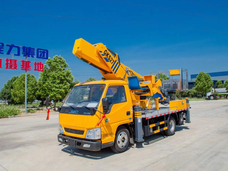 藍牌25-27米直臂伸縮式高空作業(yè)車