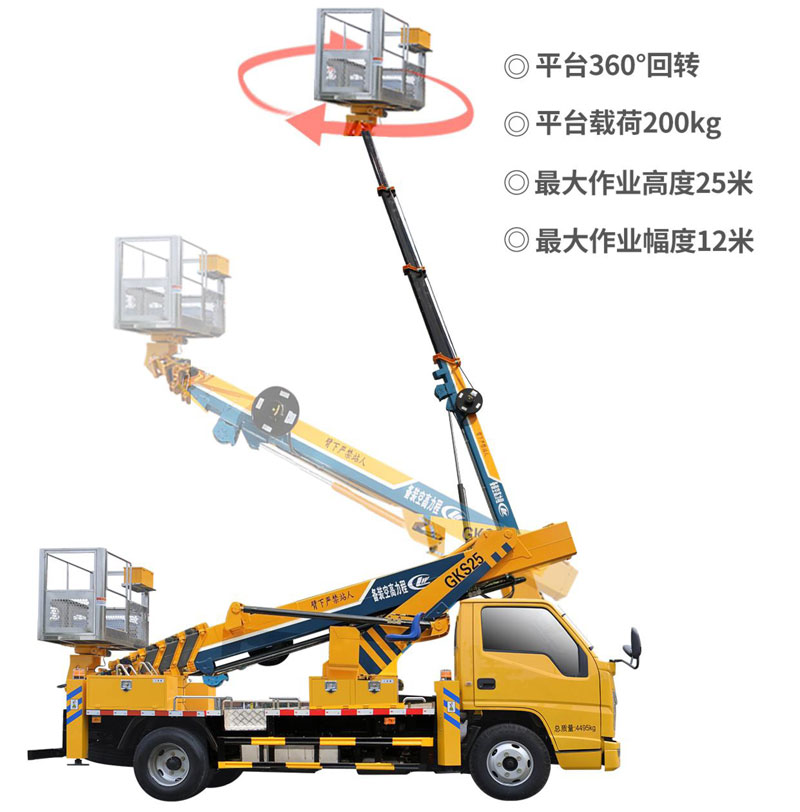 江鈴25米藍牌高空作業(yè)車