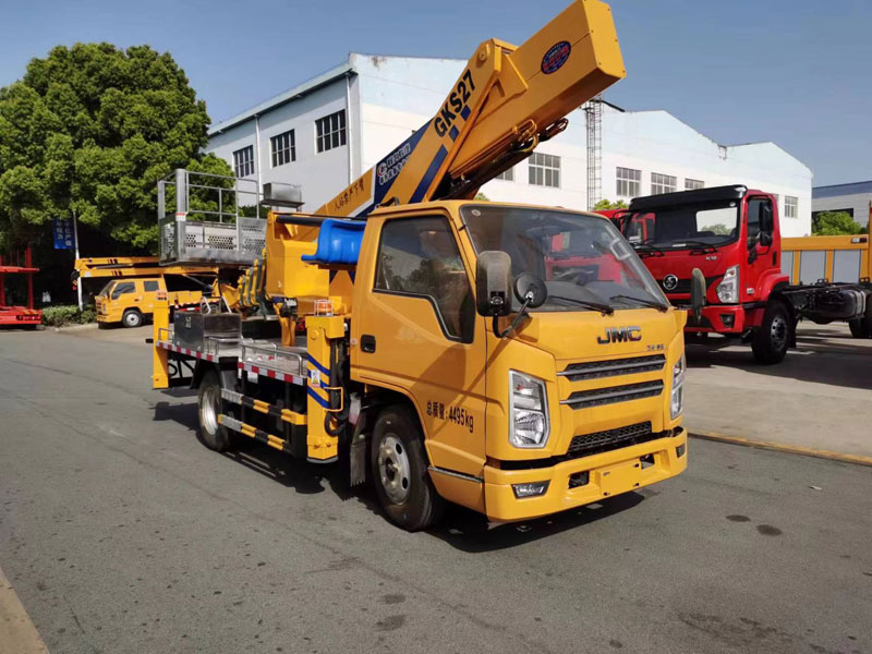 江鈴藍(lán)牌27M直臂伸縮式高空作業(yè)車(chē)-CL5042JGKA6DS