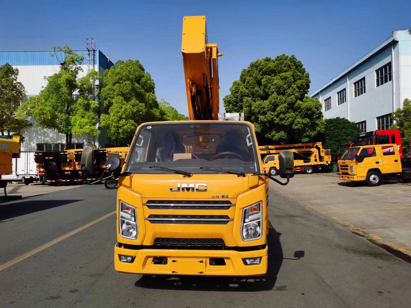 江鈴藍(lán)牌27M直臂伸縮式高空作業(yè)車(chē)-CL5042JGKA6DS