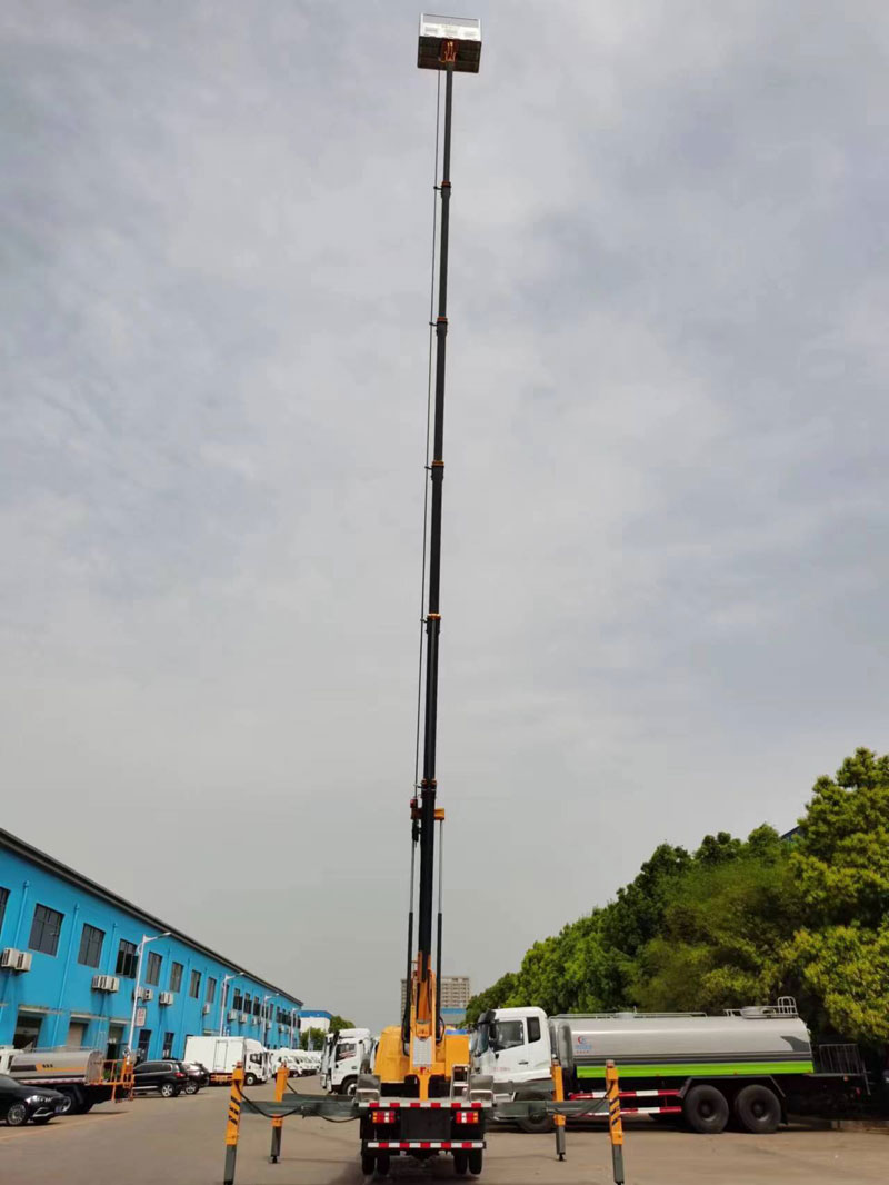 藍牌27米直臂伸縮式高空作業(yè)車-CL5042JGKA6DS