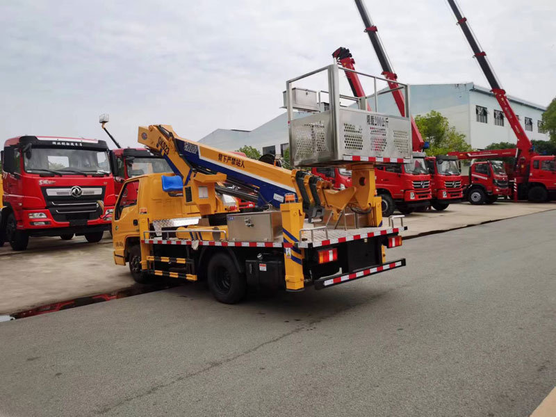 23米江鈴藍(lán)牌直臂伸縮式高空工作車-CL5042JGKA6DS