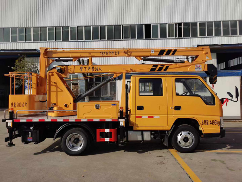 程力華鑫江鈴順威13米藍牌折臂高空作業(yè)車